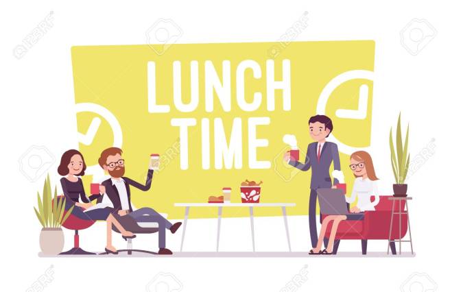 Lunch time in the office